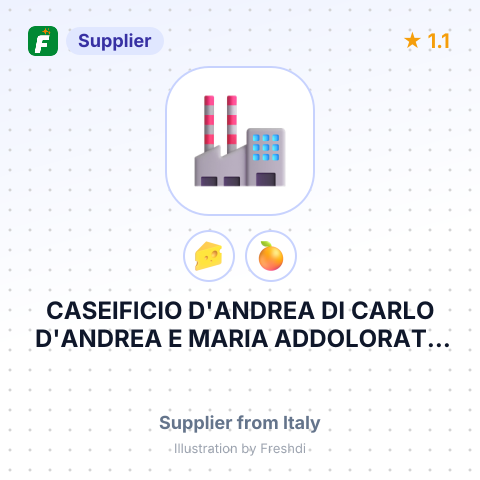 CASEIFICIO D'ANDREA DI CARLO D'ANDREA E MARIA ADDOLORATA CAMPANILE S.N.C. – summary card, no photo uploaded yet
