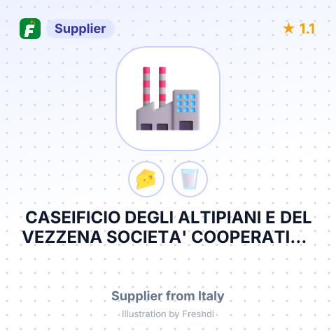 CASEIFICIO DEGLI ALTIPIANI E DEL VEZZENA SOCIETA' COOPERATIVA AGRICOLA – summary card, no photo uploaded yet
