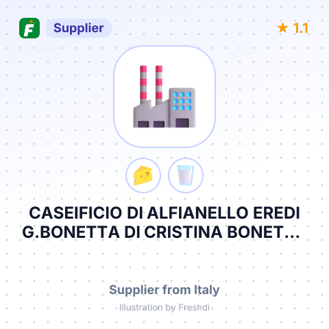 CASEIFICIO DI ALFIANELLO EREDI G.BONETTA DI CRISTINA BONETTA E C. (S.N.C.) – summary card, no photo uploaded yet