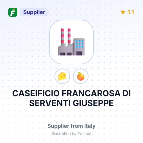 CASEIFICIO FRANCAROSA DI SERVENTI GIUSEPPE – summary card, no photo uploaded yet