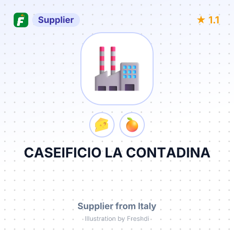 CASEIFICIO LA CONTADINA – summary card, no photo uploaded yet