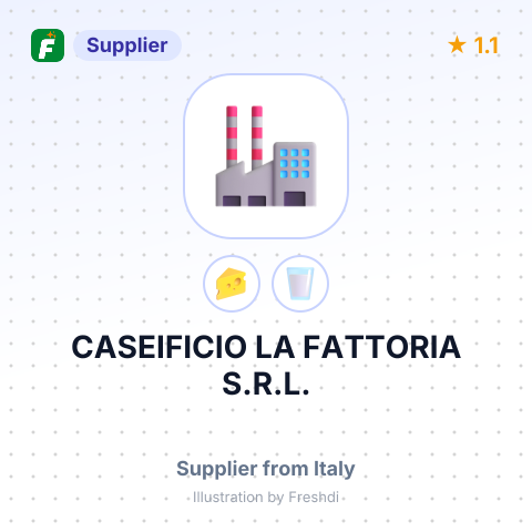 CASEIFICIO LA FATTORIA S.R.L. – summary card, no photo uploaded yet