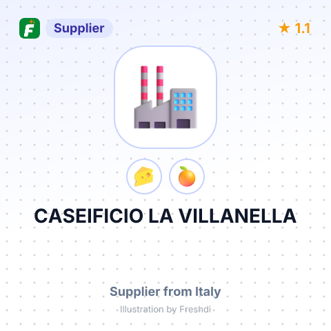 CASEIFICIO LA VILLANELLA – summary card, no photo uploaded yet