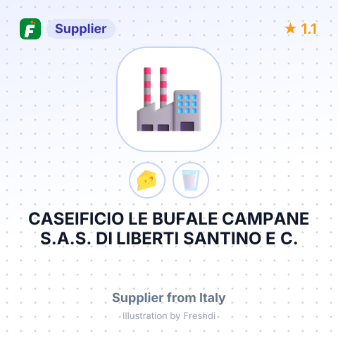 CASEIFICIO LE BUFALE CAMPANE S.A.S. DI LIBERTI SANTINO E C. – summary card, no photo uploaded yet