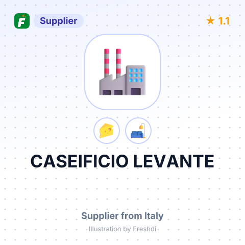 CASEIFICIO LEVANTE – summary card, no photo uploaded yet