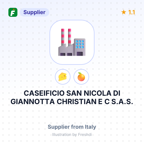 CASEIFICIO SAN NICOLA DI GIANNOTTA CHRISTIAN E C S.A.S. – summary card, no photo uploaded yet