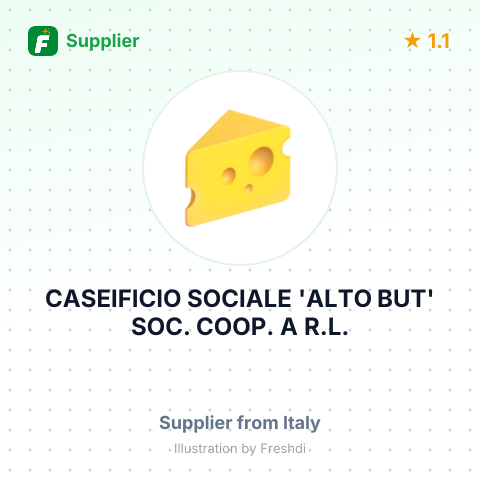 CASEIFICIO SOCIALE 'ALTO BUT' SOC. COOP. A R.L. – summary card, no photo uploaded yet