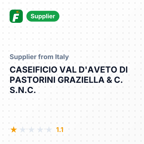 CASEIFICIO VAL D'AVETO DI PASTORINI GRAZIELLA & C. S.N.C. – summary card, no photo uploaded yet