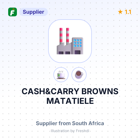 CASH&CARRY BROWNS MATATIELE – summary card, no photo uploaded yet