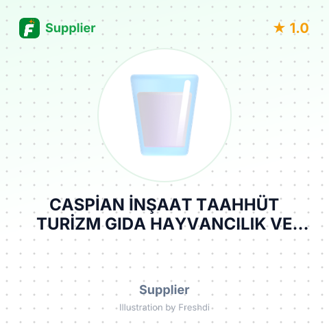CASPİAN İNŞAAT TAAHHÜT TURİZM GIDA HAYVANCILIK VE TARIM SANAYİ TİCARET LİMİTED ŞİRKETİ – summary card, no photo uploaded yet
