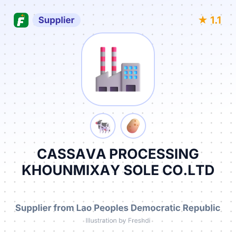 CASSAVA PROCESSING KHOUNMIXAY SOLE CO.LTD – summary card, no photo uploaded yet