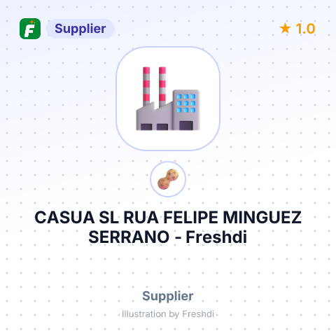 CASUA SL RUA FELIPE MINGUEZ SERRANO – summary card, no photo uploaded yet