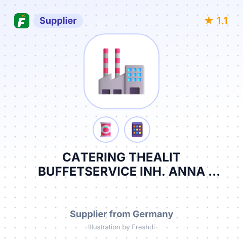 CATERING THEALIT BUFFETSERVICE INH. ANNA POSTMEYER – summary card, no photo uploaded yet
