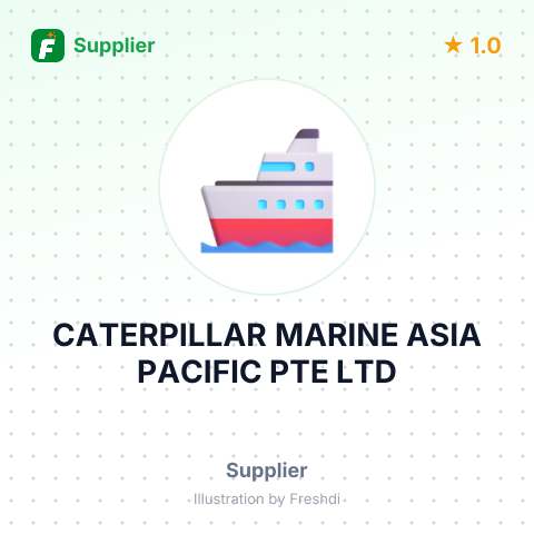 CATERPILLAR MARINE ASIA PACIFIC PTE LTD – summary card, no photo uploaded yet
