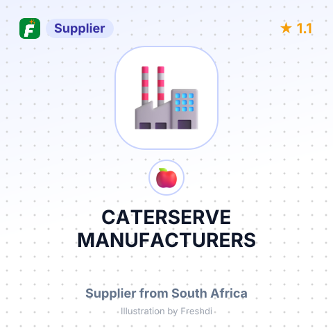 CATERSERVE MANUFACTURERS – summary card, no photo uploaded yet