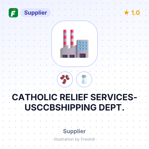 CATHOLIC RELIEF SERVICES-USCCBSHIPPING DEPT. – summary card, no photo uploaded yet