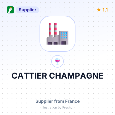CATTIER CHAMPAGNE – summary card, no photo uploaded yet
