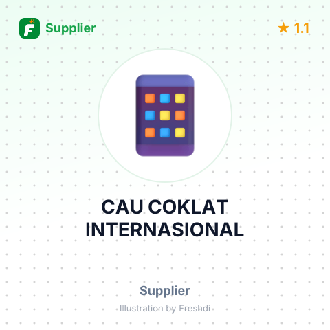 CAU COKLAT INTERNASIONAL – summary card, no photo uploaded yet