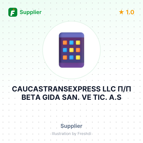 CAUCASTRANSEXPRESS LLC П/П BETA GIDA SAN. VE TIC. A.S – summary card, no photo uploaded yet