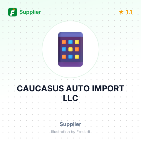 CAUCASUS AUTO IMPORT LLC – summary card, no photo uploaded yet