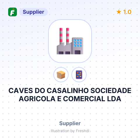 CAVES DO CASALINHO SOCIEDADE AGRICOLA E COMERCIAL LDA – summary card, no photo uploaded yet