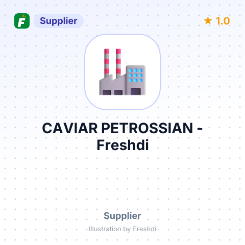 CAVIAR PETROSSIAN – summary card, no photo uploaded yet