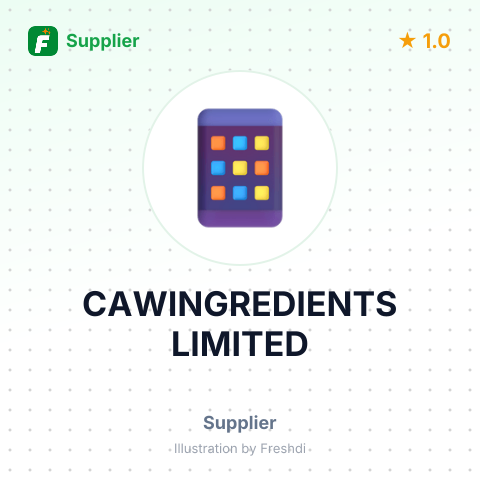 CAWINGREDIENTS LIMITED – summary card, no photo uploaded yet