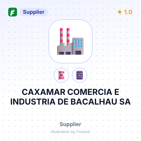 CAXAMAR COMERCIA E INDUSTRIA DE BACALHAU SA – summary card, no photo uploaded yet