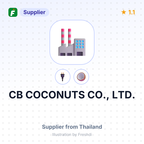 CB COCONUTS CO., LTD. – summary card, no photo uploaded yet