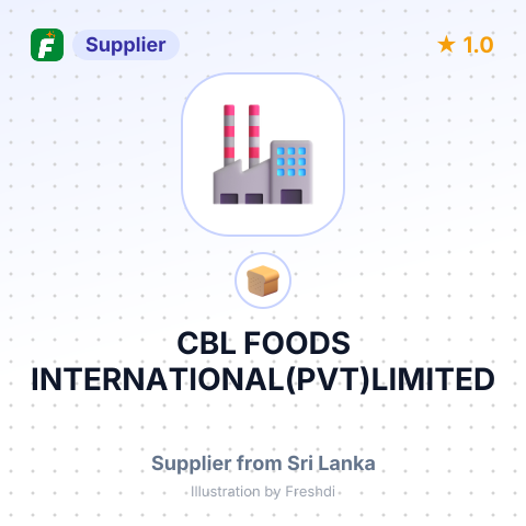 CBL FOODS INTERNATIONAL(PVT)LIMITED – summary card, no photo uploaded yet