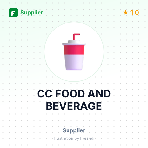 CC FOOD AND BEVERAGE – summary card, no photo uploaded yet