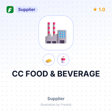 CC FOOD & BEVERAGE – summary card, no photo uploaded yet