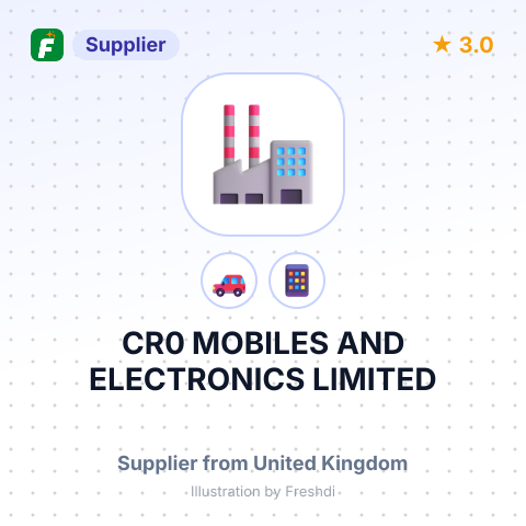 CR0 MOBILES AND ELECTRONICS LIMITED – summary card, no photo uploaded yet