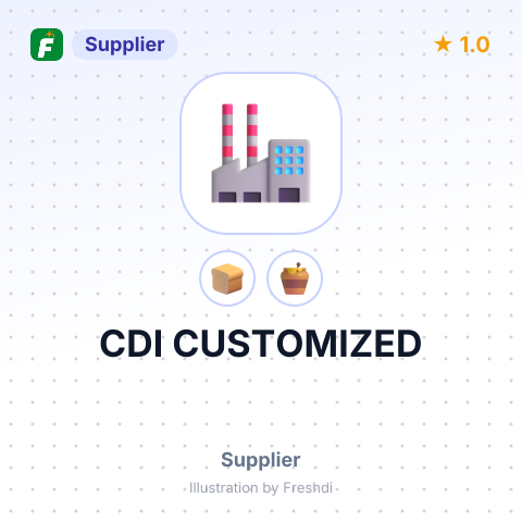CDI CUSTOMIZED – summary card, no photo uploaded yet