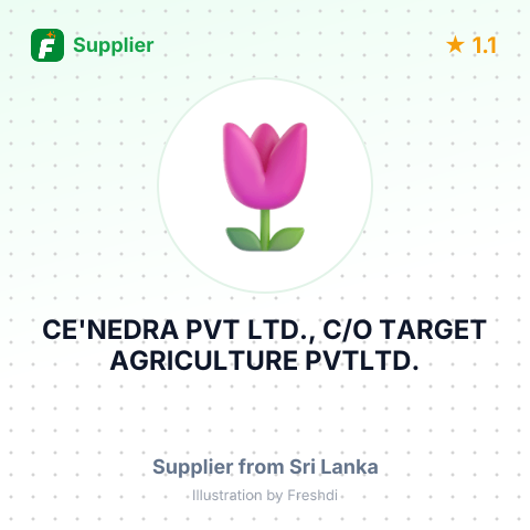 CE'NEDRA PVT LTD., C/O TARGET AGRICULTURE PVTLTD. – summary card, no photo uploaded yet