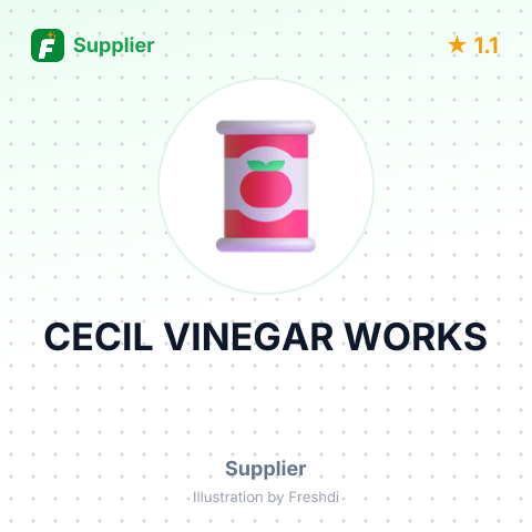 CECIL VINEGAR WORKS – summary card, no photo uploaded yet