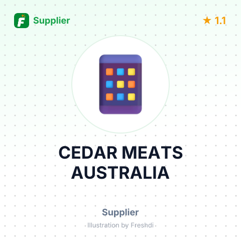 CEDAR MEATS AUSTRALIA – summary card, no photo uploaded yet