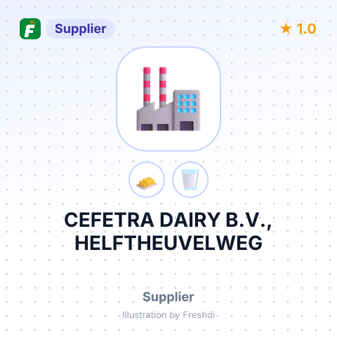 CEFETRA DAIRY B.V., HELFTHEUVELWEG – summary card, no photo uploaded yet