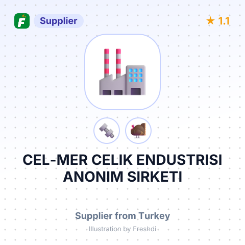 CEL-MER CELIK ENDUSTRISI ANONIM SIRKETI – summary card, no photo uploaded yet