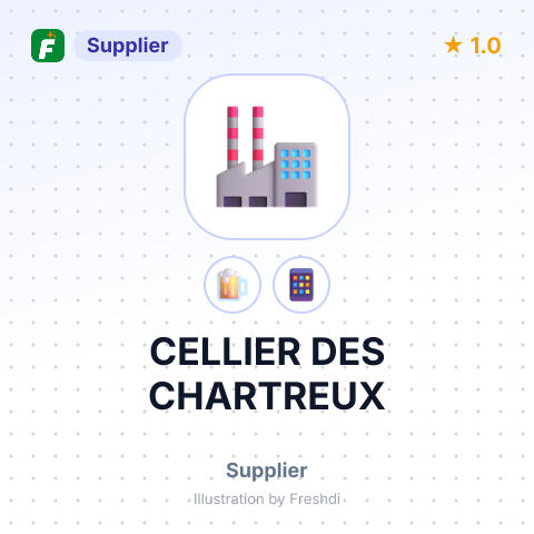 CELLIER DES CHARTREUX – summary card, no photo uploaded yet