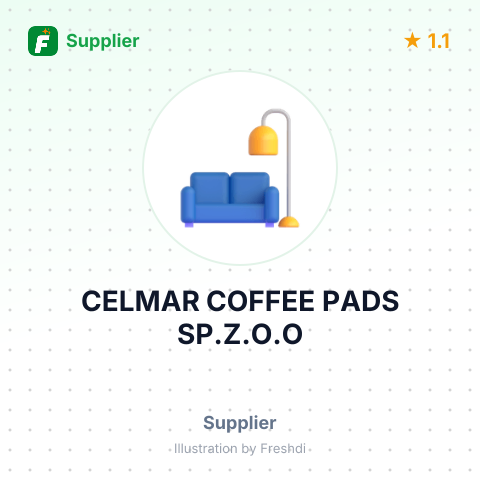 CELMAR COFFEE PADS SP.Z.O.O – summary card, no photo uploaded yet
