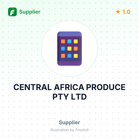 CENTRAL AFRICA PRODUCE PTY LTD – summary card, no photo uploaded yet