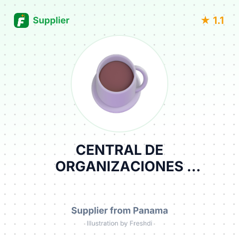 CENTRAL DE ORGANIZACIONES PRODUCTOR – summary card, no photo uploaded yet