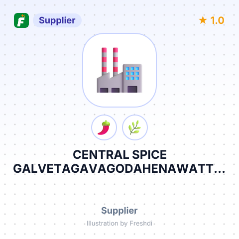 CENTRAL SPICE GALVETAGAVAGODAHENAWATTA, KALAWANA LAX – summary card, no photo uploaded yet