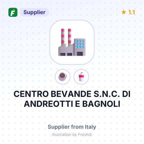 CENTRO BEVANDE S.N.C. DI ANDREOTTI E BAGNOLI – summary card, no photo uploaded yet