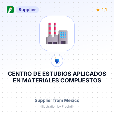 CENTRO DE ESTUDIOS APLICADOS EN MATERIALES COMPUESTOS – summary card, no photo uploaded yet