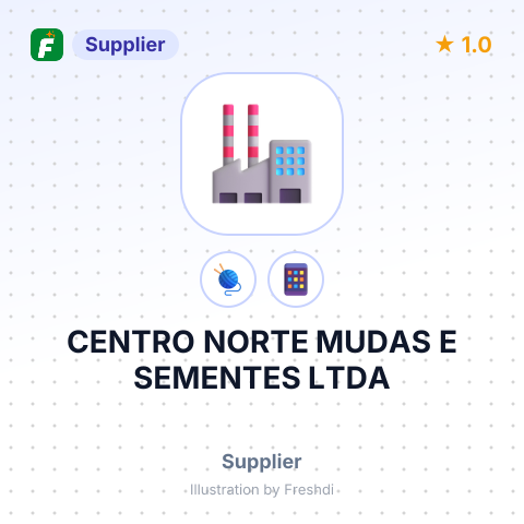 CENTRO NORTE MUDAS E SEMENTES LTDA – summary card, no photo uploaded yet