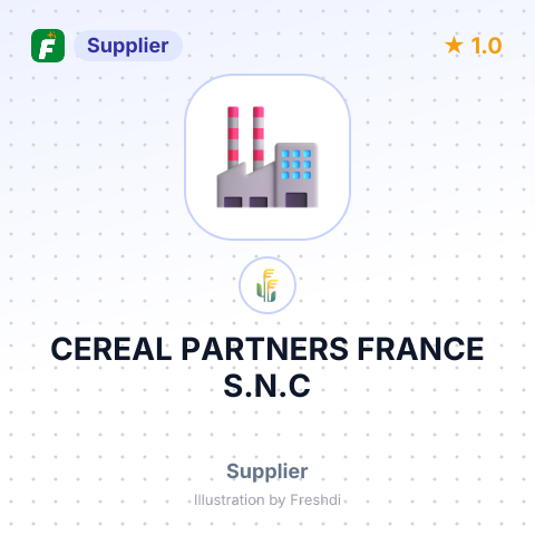 CEREAL PARTNERS FRANCE S.N.C – summary card, no photo uploaded yet