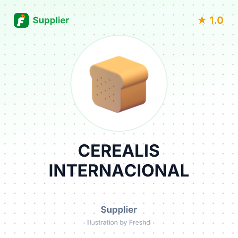 CEREALIS INTERNACIONAL – summary card, no photo uploaded yet