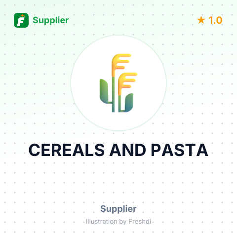 CEREALS AND PASTA – summary card, no photo uploaded yet